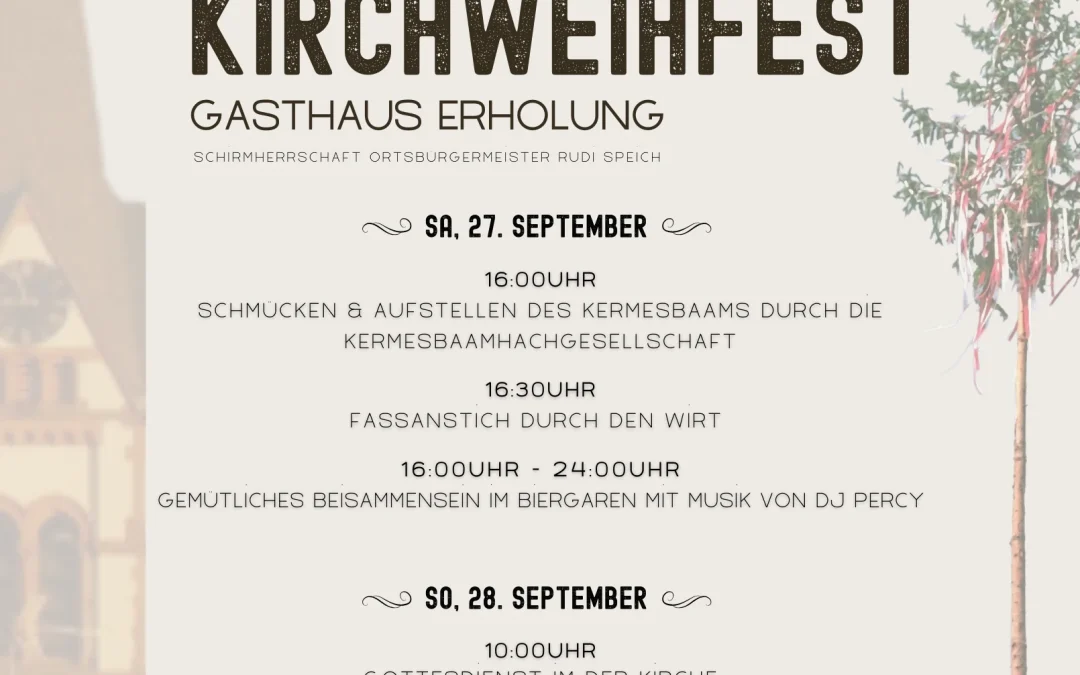 NOCHERNER KIRCHWEIHFEST 27.09.25